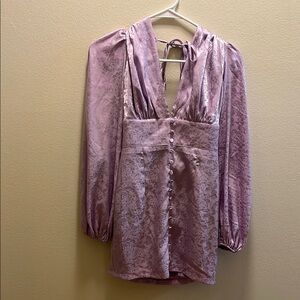 NWOT Runaway the label purple floral dress